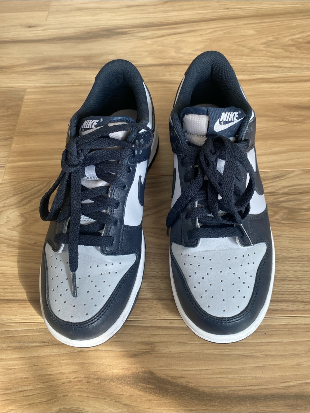 Nike Dunk Low 'Midnight Navy' sneakers (Big Kids, size 6.5)